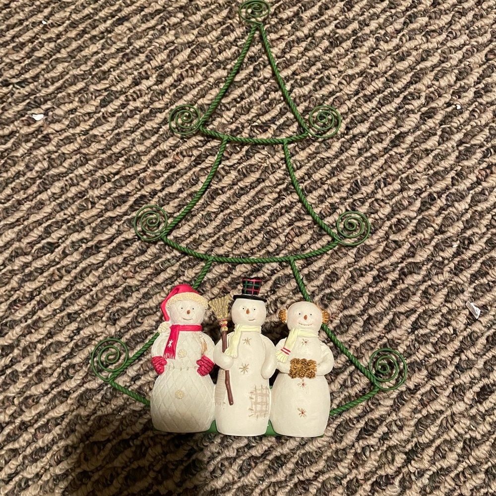 Hallmark brand Christmas card holder.